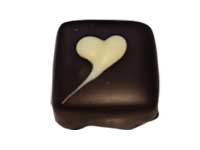 White chocolate cheesecake ganache.